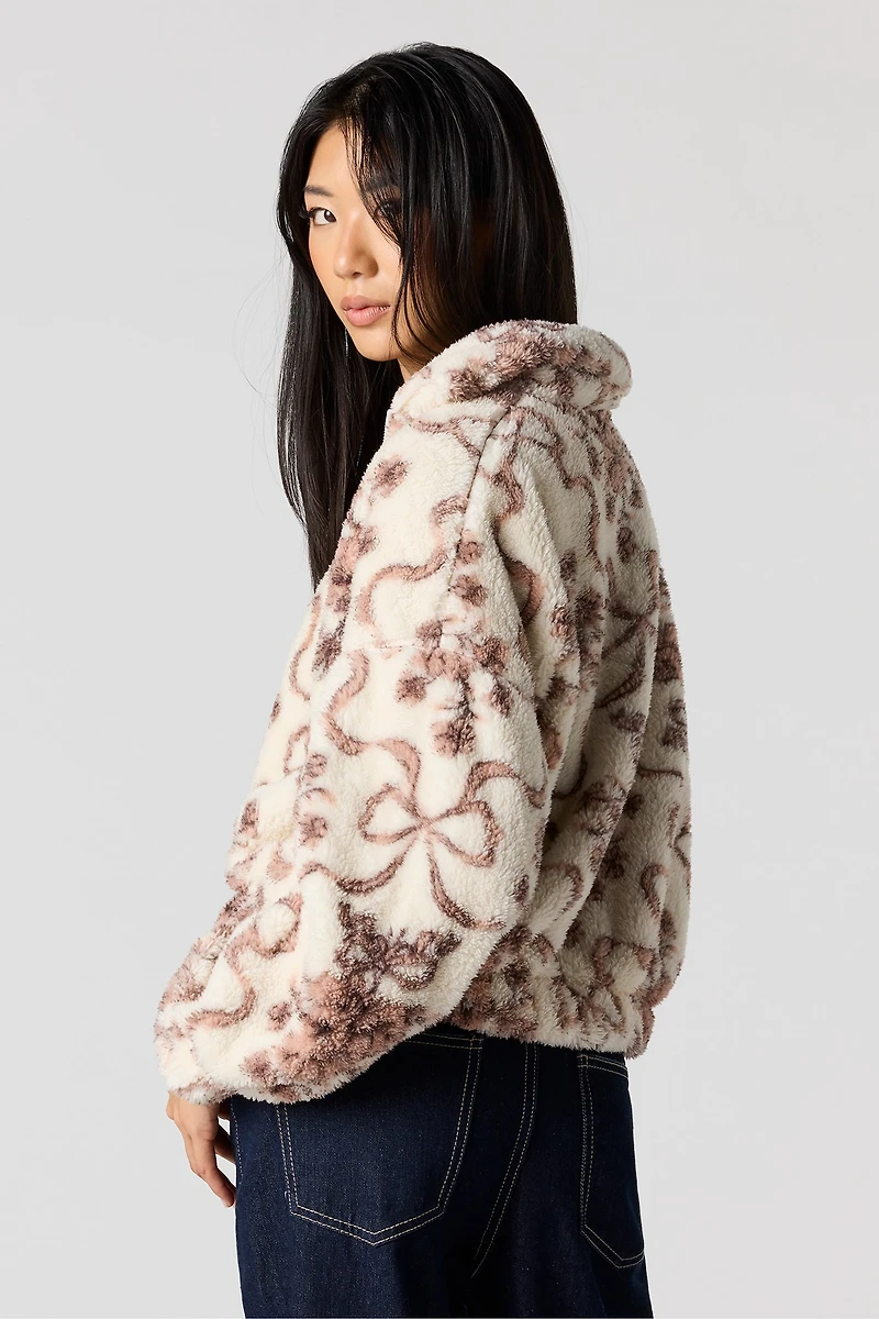 Blouson aviateur en Sherpa