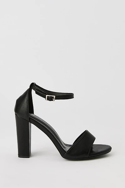 Ankle Strap Block Heel Sandal
