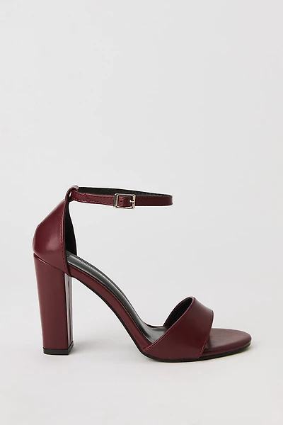 Ankle Strap Block Heel Sandal
