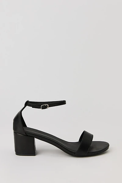 Ankle Strap Block Heel Sandal