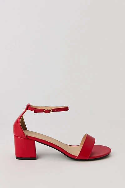 Ankle Strap Block Heel Sandal