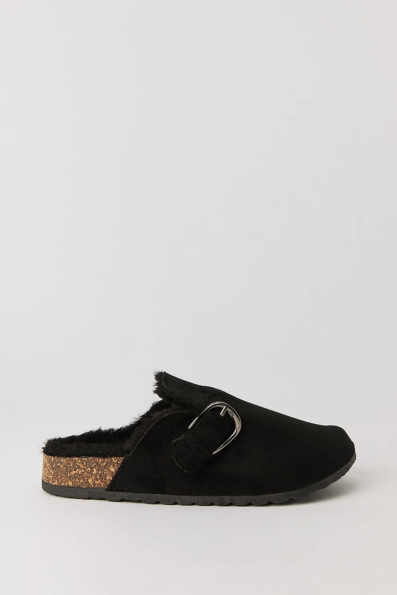 Faux Fur Lined Clog
