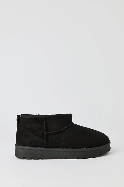 Faux Suede Ankle Booties