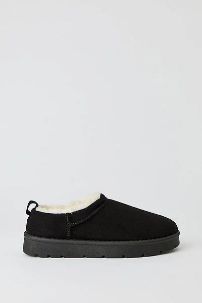 Faux Suede Slipper Booties