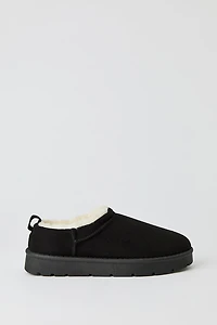 Faux Suede Slipper Booties