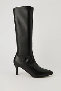 Bottes aux mollets à talon bottine