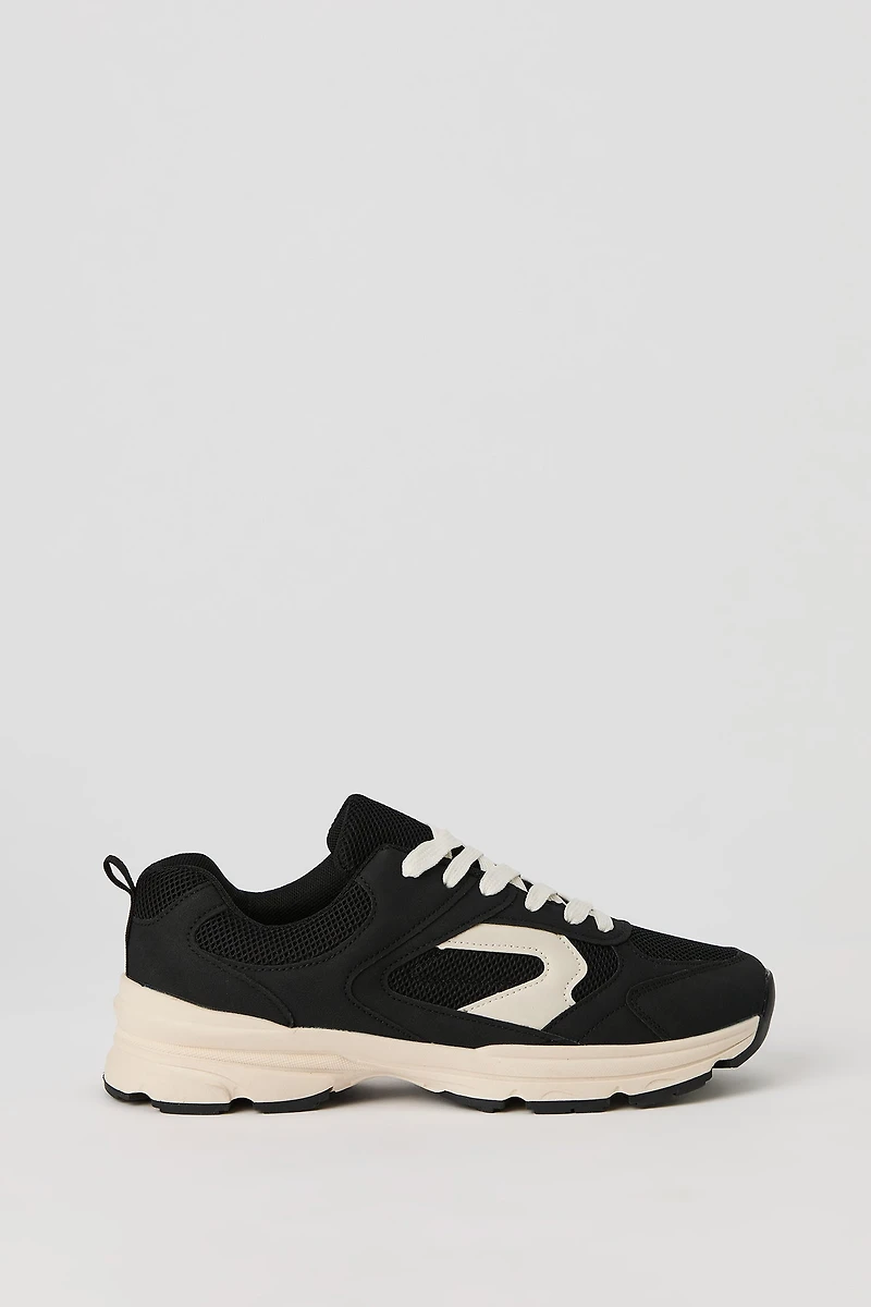 Espadrilles en filet à semelles épaisses