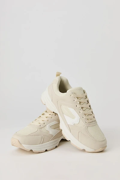 Espadrilles en filet à semelles épaisses