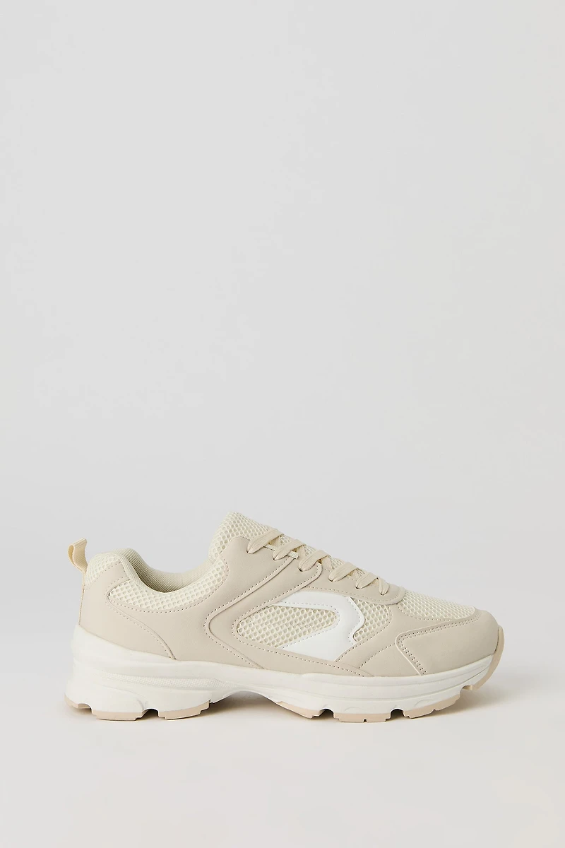 Espadrilles en filet à semelles épaisses