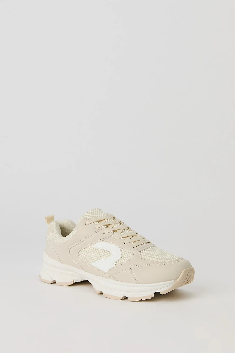 Espadrilles en filet à semelles épaisses
