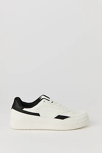 Espadrilles lacées avec blocs de couleurs