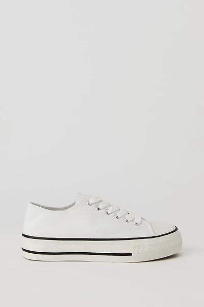 Low Top Platform Canvas Sneaker