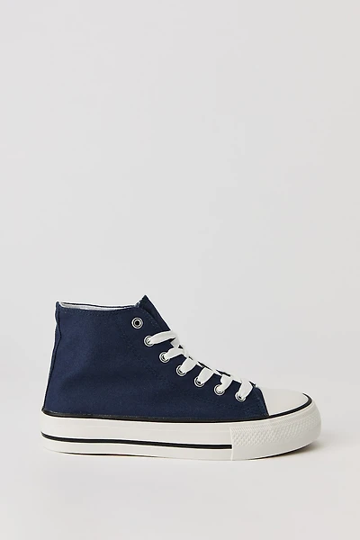 Espadrilles hautes lacées