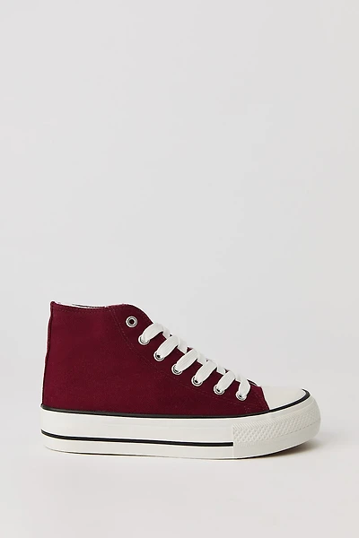 Espadrilles hautes lacées