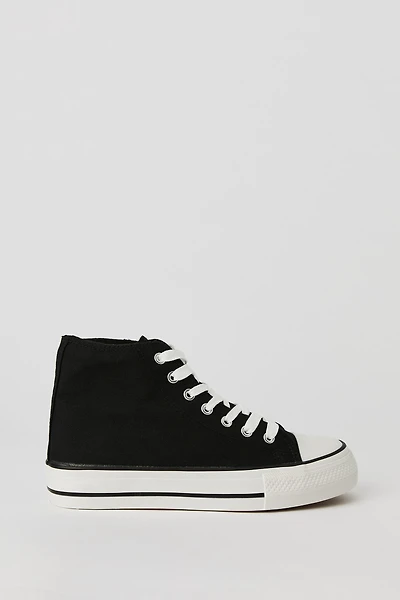Espadrilles hautes lacées