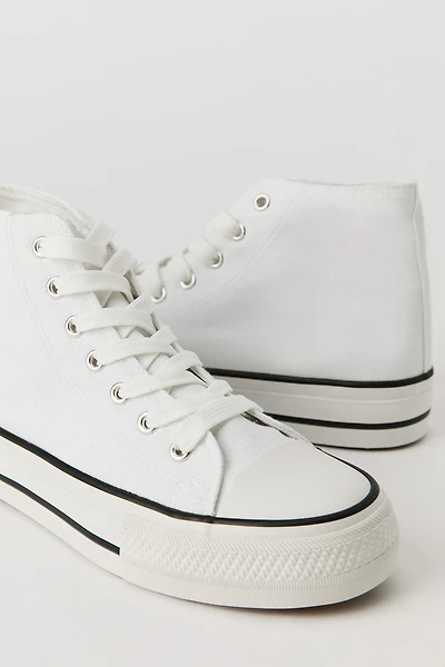 High Top Lace-Up Sneaker