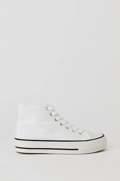 Espadrilles hautes lacées