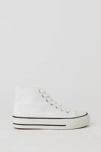 Espadrilles hautes lacées