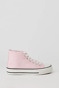 Espadrilles hautes lacées