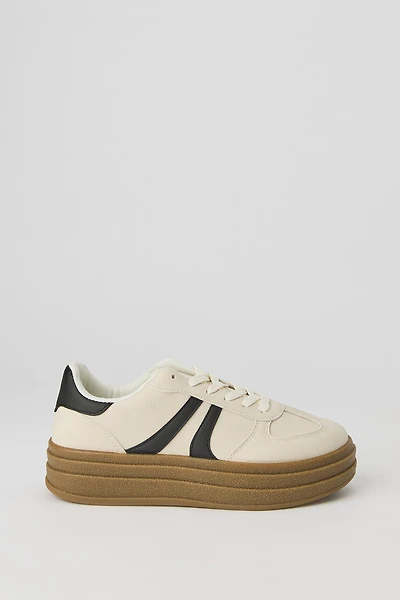 Espadrilles plateforme avec semelles en caoutchouc