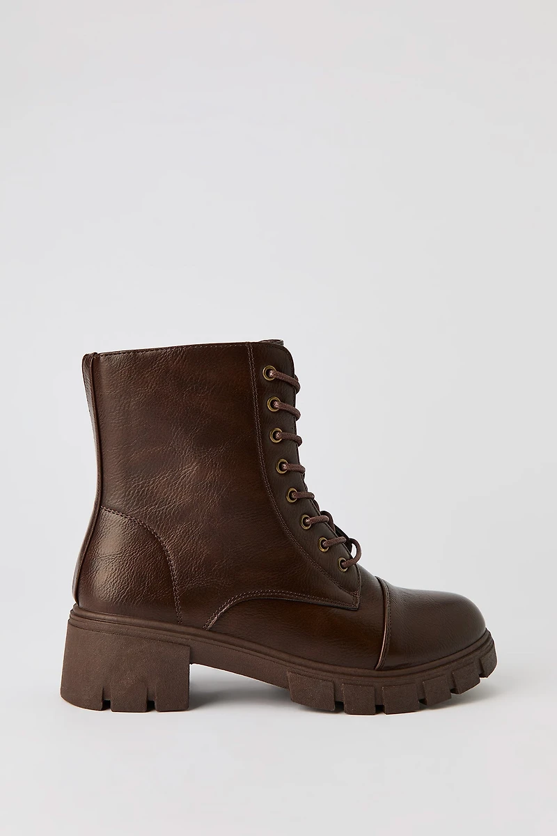 Bottes de combat lacées