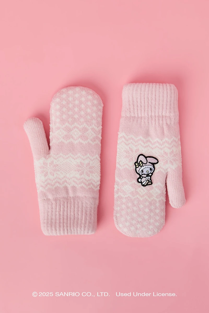 My Melody™ Lined Knit Mittens