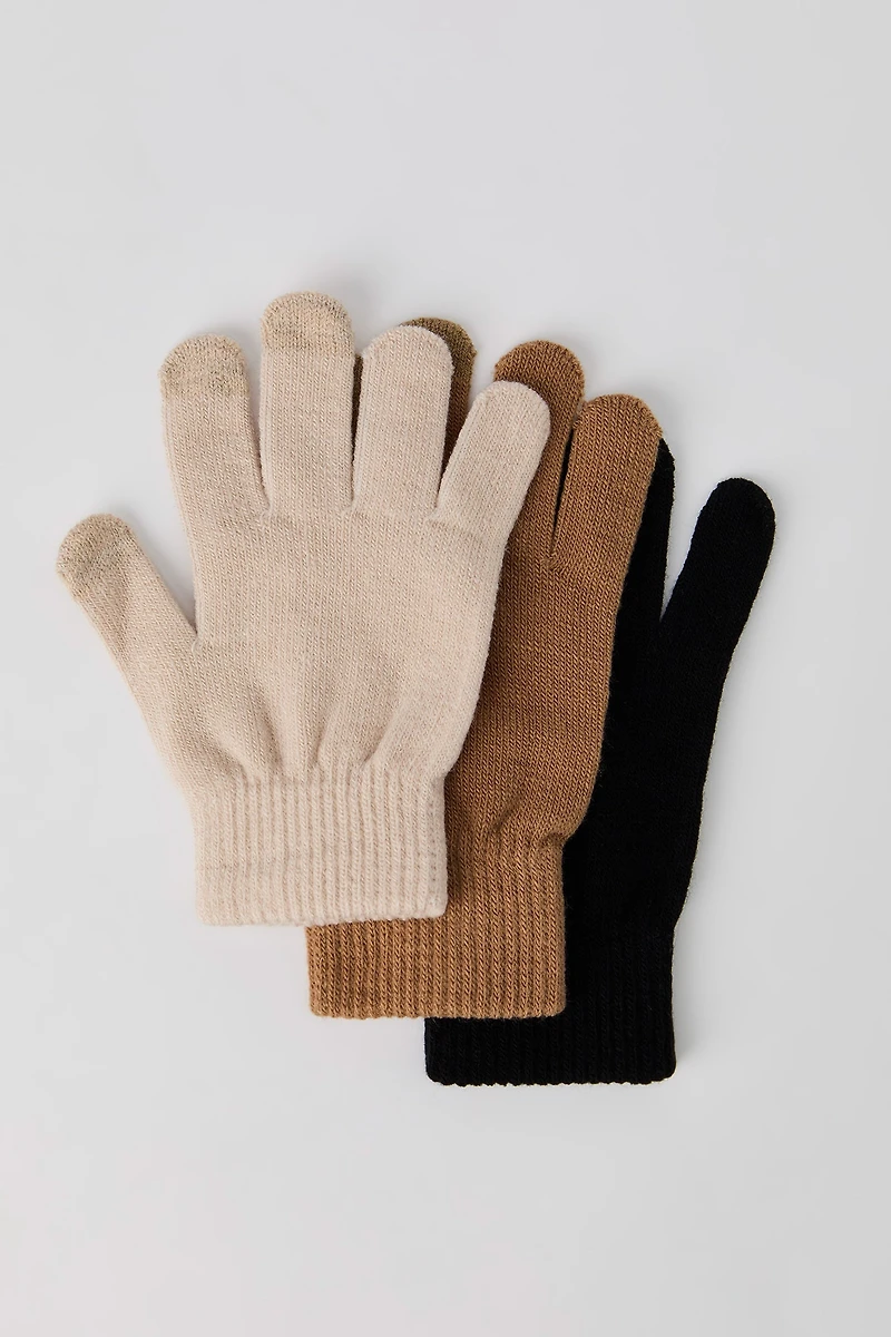 Gants pour écran tactile (paquet de 3)