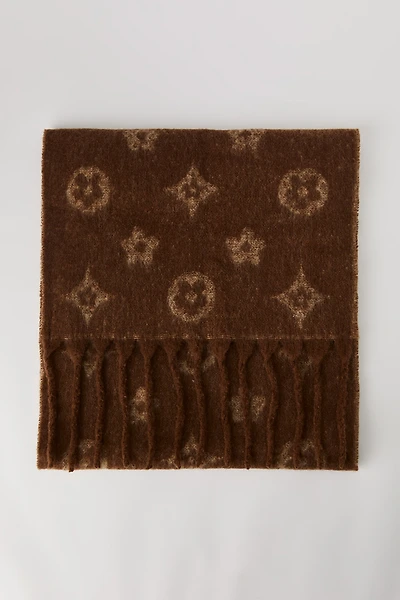 Écharpe en tissu bouclé à imprimé Status