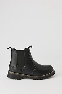 Faux Fur Lined Chelsea Boots