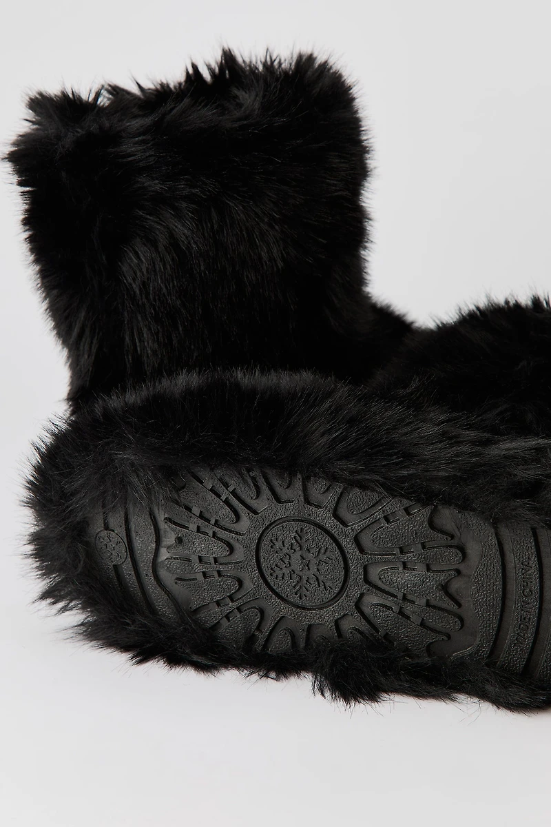 Bottes en similifourrure