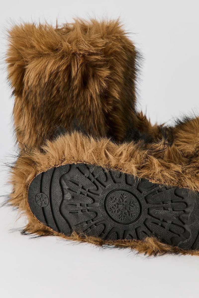 Bottes en similifourrure
