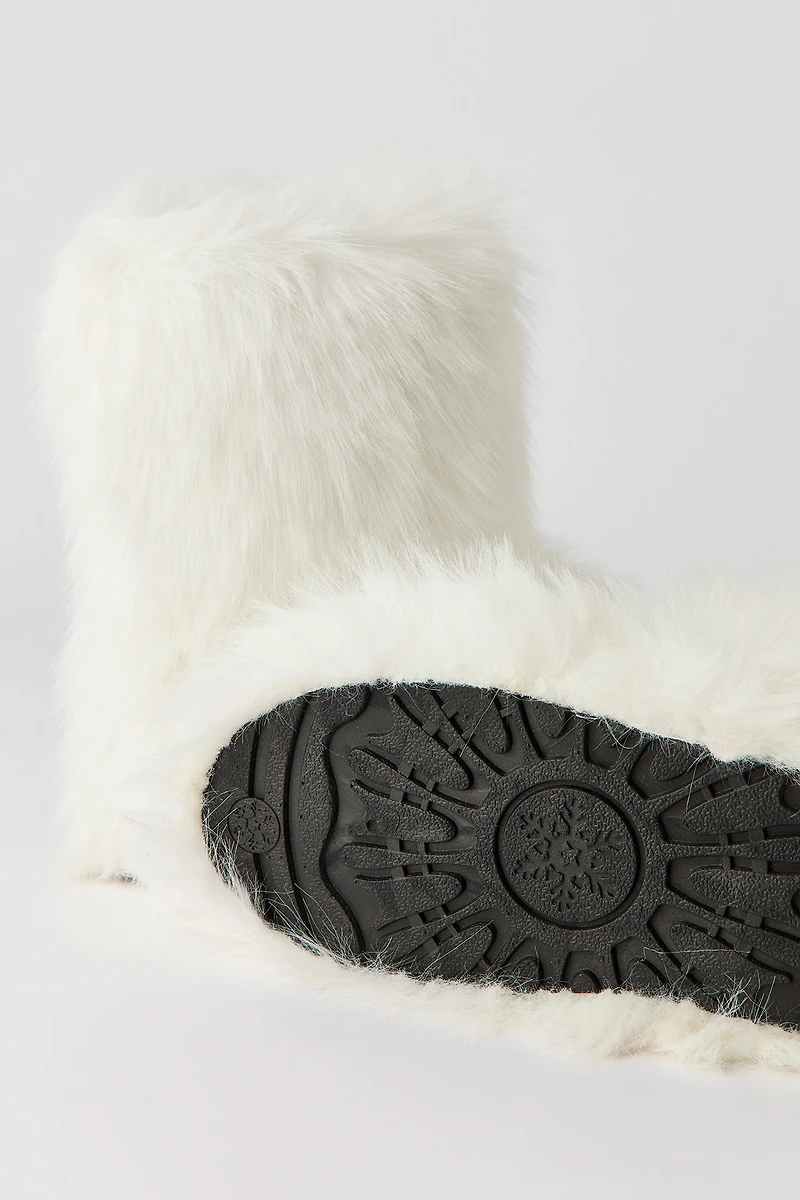 Bottes en similifourrure