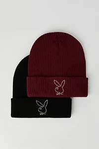 Playboy Rhinestone Beanie (2 Pack)