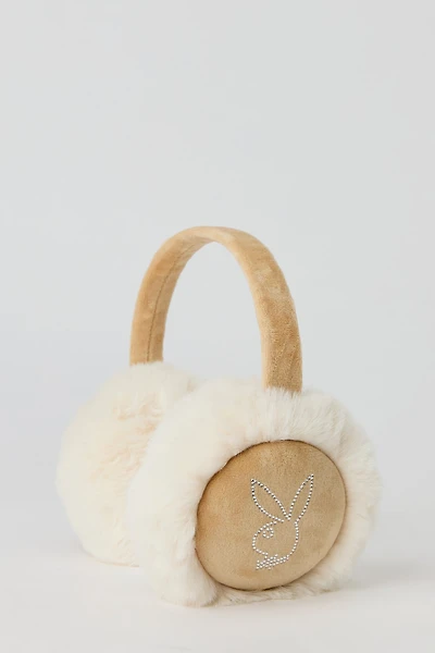 Protège-oreilles à imprimé Playboy avec pierres du Rhin