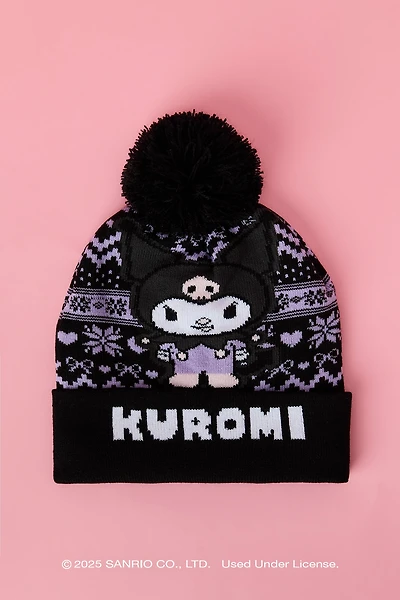 Kuromi™ Jacquart Knit Beanie