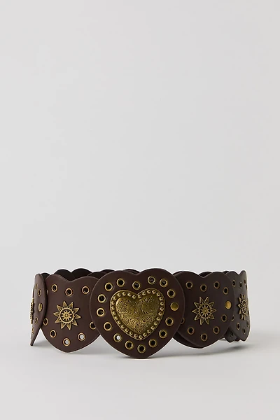 Ceinture cloutée en cur