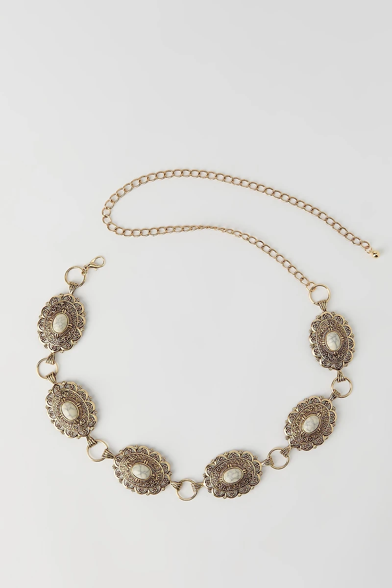 Medallion Chain Belt