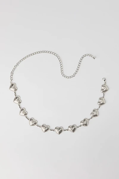 Ceinture en chaîne avec breloque Coeur