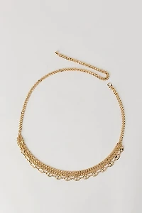 Layered Pop Tab Chain Necklace