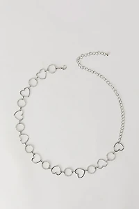 Ceinture Coeur avec pierres du Rhin