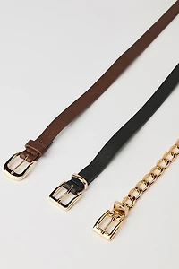 Belt Set (3 Pack