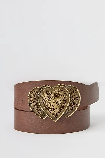 Western Heart Buckle Belt