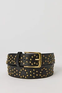 Ceinture avec clous en forme de cur