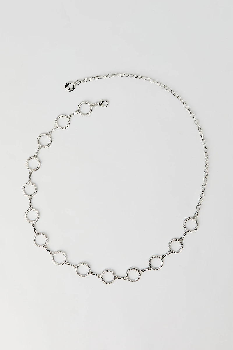 Ceinture en chaîne avec pierres du Rhin