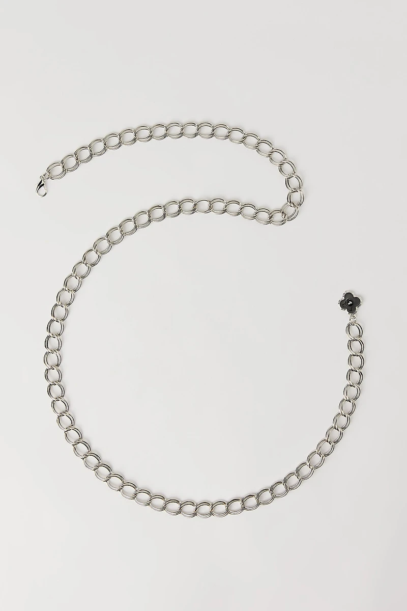 Ceinture à chaîne en forme de trèfle