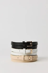 Ceintures minces (Paquet de 3)