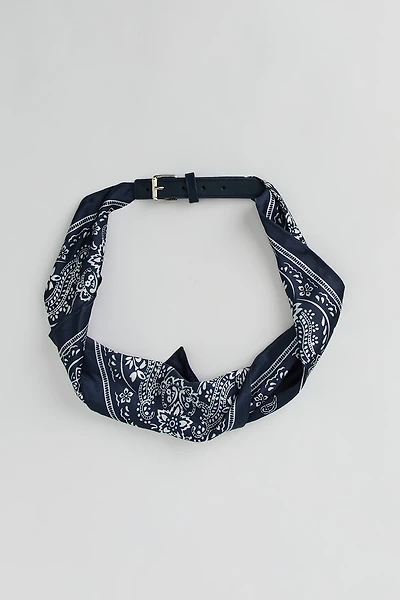 Ceinture-écharpe avec motif cachemire