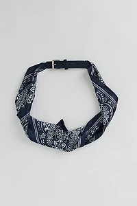 Ceinture-écharpe avec motif cachemire
