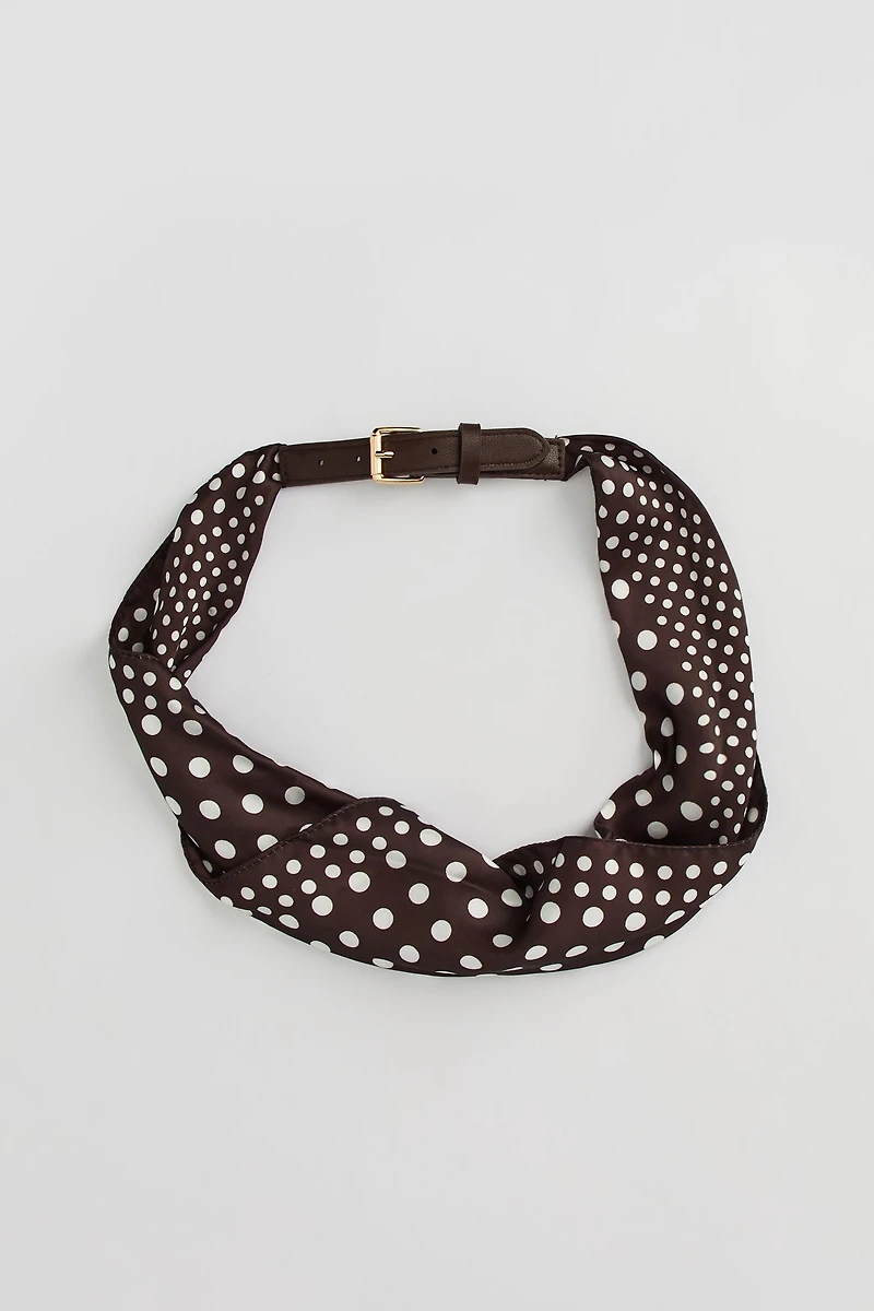 Ceinture-écharpe à pois