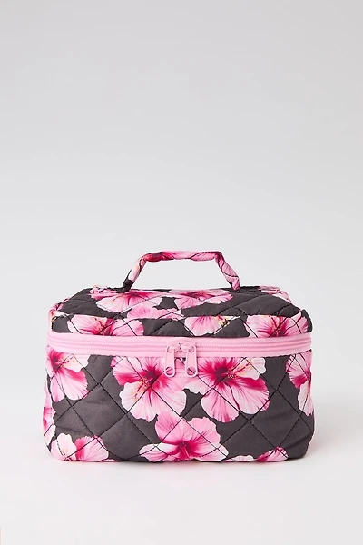 Trousse de maquillage matelassée
